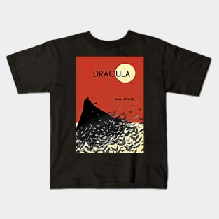 Dracula Book Cover Art Kids T-Shirt